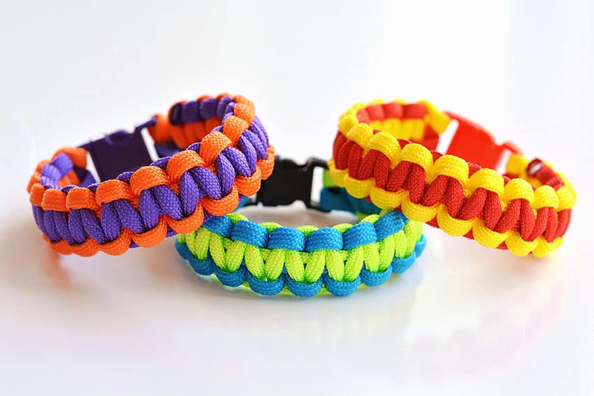 Two Colored Paracord Bracelet